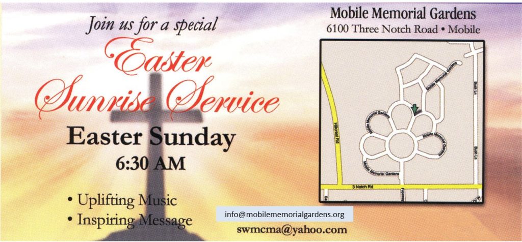 Easter Sunrise Service - Mobile Memorial Gardens